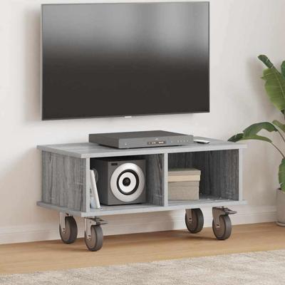TV-standaard Grijs Sonoma 68,5 x 35 x 35 cm Bewerkt hout