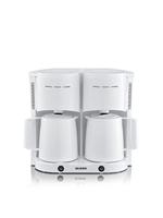 Severin KA 9314 Koffiezetapparaat Wit Capaciteit koppen: 16 Met thermoskan - thumbnail