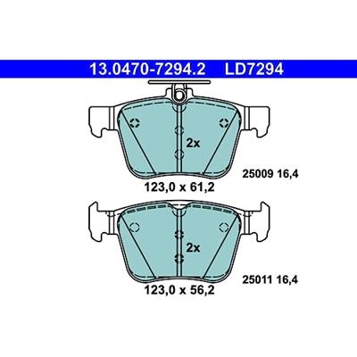 Low dust Keramische remblokken 13047072942