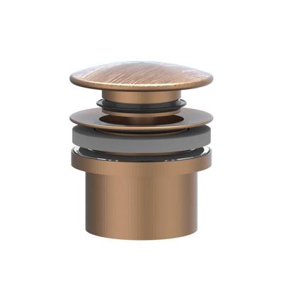 Design Afvoerplug IVY Stop&Go Geborsteld Mat Koper PVD Design Afvoerplug IVY Stop&Go Geborsteld Mat Koper PVD