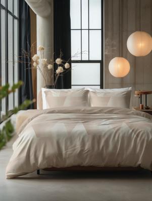 Sleeptime Blush Angles Zand/Beige 200 x 200/220 cm