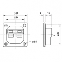 Visaton Vs-5192 Luidspreker Aansluitklem - thumbnail