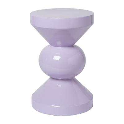 Bijzettafel diabolo - lila - ø33x50 cm