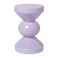 Bijzettafel diabolo - lila - ø33x50 cm - thumbnail
