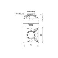 DEHN MVK 8.10 SKM10X30 FSC AL MV-Klem 1 stuk(s) - thumbnail