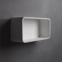 Opbouwnis Ideavit Solidtondo 60x30x20 cm Solid Surface Mat Wit - thumbnail