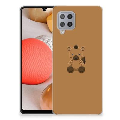 Samsung Galaxy A42 Telefoonhoesje met Naam Baby Hyena Samsung Galaxy A42 Telefoonhoesje met Naam Baby Hyena