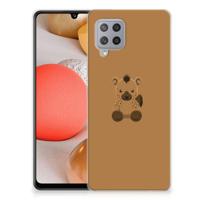 Samsung Galaxy A42 Telefoonhoesje met Naam Baby Hyena - thumbnail