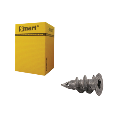 pgb-Europe SMART | Zelfb. gipskartonplug SMART Ø 15x29 Zamak | 100 st SM0GKP0000013