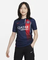 Paris Saint-Germain Shirt Thuis Junior 2023/2024 - Maat 140 - Kleur: DonkerblauwRood | Soccerfanshop - thumbnail