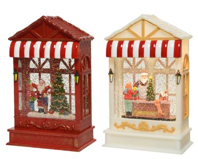 Kersttafereel in Etalage met LED en Muziek Assorti 1st Kersttafereel in Etalage met LED en Muziek Assorti 1st