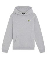 Lyle & Scott winter hoodie jongens - licht grijs - thumbnail
