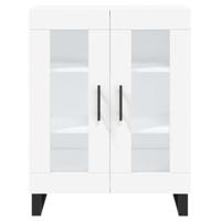 Dressoir 69,5x34x90 cm bewerkt hout wit - thumbnail