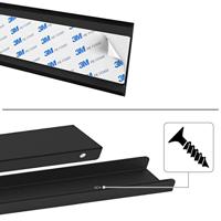 Hama Metalen Magnetische Kabelgoot 90x5.6x1.6 cm Zwart - thumbnail