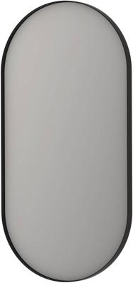 Ben Vita Spiegel 50x4x100 cm Geborsteld Metal Black Ben Vita Spiegel 50x4x100 cm Geborsteld Metal Black