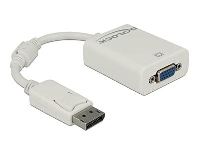 Delock 61766 Adapter DisplayPort 1.2 male > VGA female wit Delock 61766 Adapter DisplayPort 1.2 male > VGA female wit