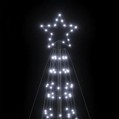 LED-kerstboom met spikes 1534 LEDs 500 cm koud wit - thumbnail