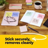 Post-it Notes, ft 101 x 101 mm, geel, gelijnd, blok van 300 vel - thumbnail