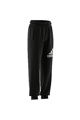 adidas Essentials Big Logo Joggingbroek Kids Zwart Wit