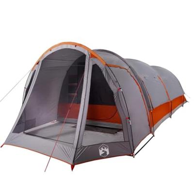 VidaXL Tunneltent 8-persoons waterdicht grijs