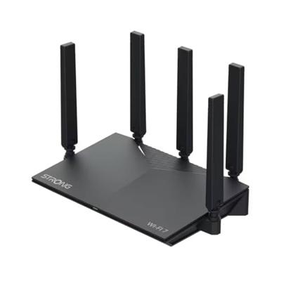 STRONG BE3600 Dual-Band WLAN-router 7, tot 3,6 Gbit/s, MLO, WLAN-router, 2,5 G WAN & Gigabit LAN, 5 externe antennes, app-beheer, ouderlijk toezicht, WPA3, TWT, IPv6 STRONG BE3600 Dual-Band WLAN-router 7, tot 3,6 Gbit/s, MLO, WLAN-router, 2,5 G WAN & Gigabit LAN, 5 externe antennes, app-beheer, ouderlijk toezicht, WPA3, TWT, IPv6