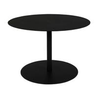 Zuiver Ronde Bijzettafel 'Snow' Staal, 60cm, kleur Zwart - thumbnail