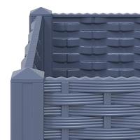 Plantenbak verhoogd 120x40x71 cm polypropyleen - thumbnail