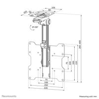 Neomounts FPMA-C020BLACK monitor plafondsteun bevestiging - thumbnail