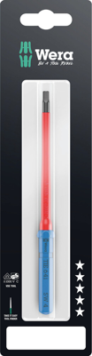 Wera Kraftform Kompakt VDE 64 i 4,0 x 157 mm TIE SB Elektronica Inbus Verwisselbare kling 4.0 mm