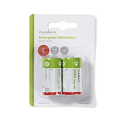 Nedis Oplaadbare NiMH-Batterij C | 1.2 V DC | 4000 mAh | 1 stuks - BANM40HR142B BANM40HR142B Nedis Oplaadbare NiMH-Batterij C | 1.2 V DC | 4000 mAh | 1 stuks - BANM40HR142B BANM40HR142B