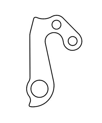 Union derailleurpad gh-147 met schroefset m4x0.7