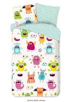 Good Morning Kinderdekbedovertrek "monsters" - Multi - (140x200/220 cm) - Katoen - thumbnail