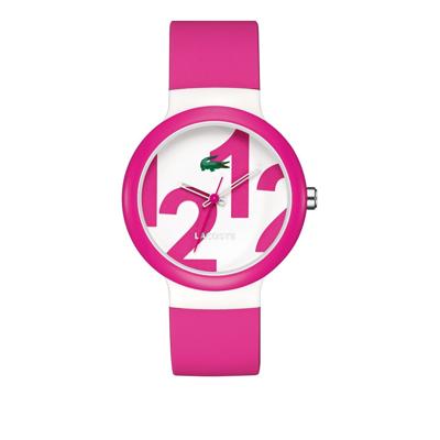 Lacoste horlogeband 2020010 / LC-46-4-29-2296 Rubber Roze 14mm Lacoste horlogeband 2020010 / LC-46-4-29-2296 Rubber Roze 14mm