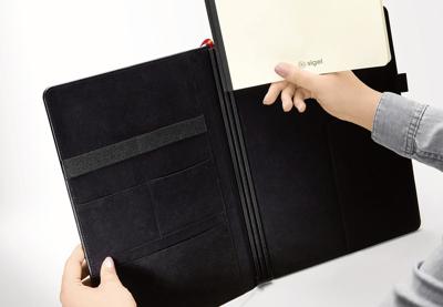Sigel SI-CF131 Conceptum Flex Business Organiser A5 Zwart/Kunstleer + 3 Schriften - thumbnail