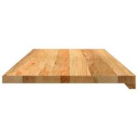 VidaXL Vensterbanken 2 st 90x40x2 cm massief eikenhout lichtbruin - thumbnail