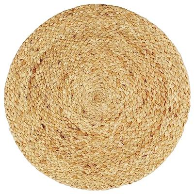 VidaXL Placemats 6 st rond 38 cm jute natuurlijk VidaXL Placemats 6 st rond 38 cm jute natuurlijk
