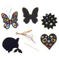 Goki scratch hangers regenboog, 6st. - thumbnail