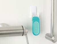 tesa POWERSTRIPS® Waterproof scheermeshouder Wit Inhoud: 1 stuk(s) - thumbnail
