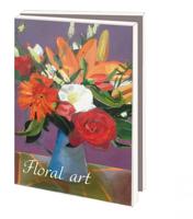 Kaartenmapje 10 stuks met enveloppen - Floral art, Anke van den Burg - thumbnail