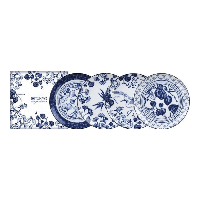 Gebaksbordenset Flora Japonica - Tokyo Design Studio - 4-delig - 16 x 2 cm - thumbnail