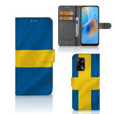OPPO A74 4G | Bookstyle Case | Zweden | Portemonnee hoesje
