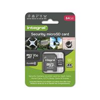Integral Micro SD geheugenkaart V30 64GB Security - 9500500 - thumbnail