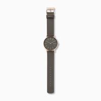 Skagen SKW2794 Horloge Signatur staal-leder rosekleurig-grijs 38 mm - thumbnail