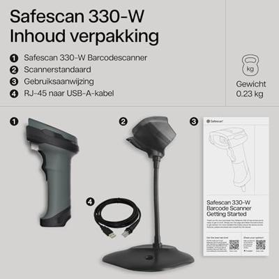 Safescan barcodescanner 330-W Safescan barcodescanner 330-W
