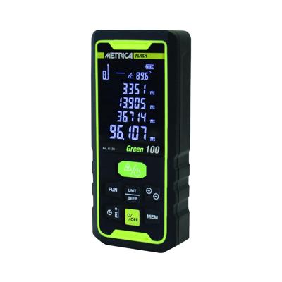 Metrica MET610600 Laserafstandsmeter | Flash | Groen | 60 - MET610600