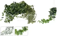 Kunst Hangplant in Potje 56cm Assorti 1st - thumbnail