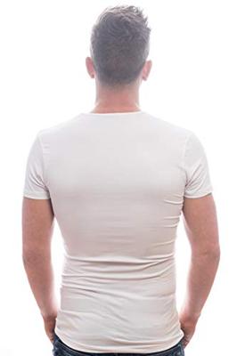 Slater Stretch T-Shirt Round neck White Two Pack ( art 6500)