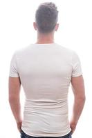 Slater Stretch T-Shirt Round neck White Two Pack ( art 6500) - thumbnail