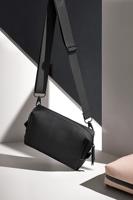 Atlantis BG334 Matte PU Cross Body Bag - Nude-Pink - 20 x 15 x 6 cm - thumbnail