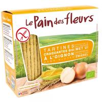Pain Des Fleurs Krokante bio crackers met ui glutenvrij 150 Gram - thumbnail